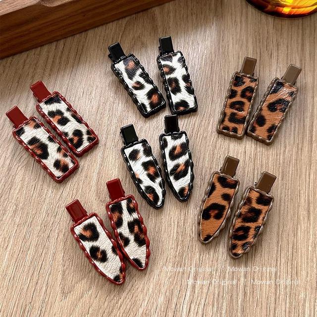 Set: Leopard Print Hair Clip Product Image