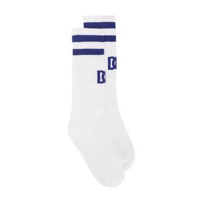 Cotton-blend Logo Socks In Multicolor Product Image