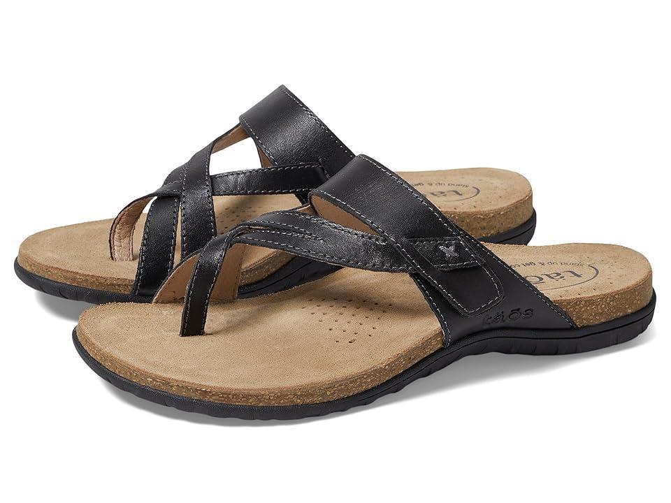 Taos Footwear Perfect Leather Toe Loop Thong Adjustable Sandals Product Image