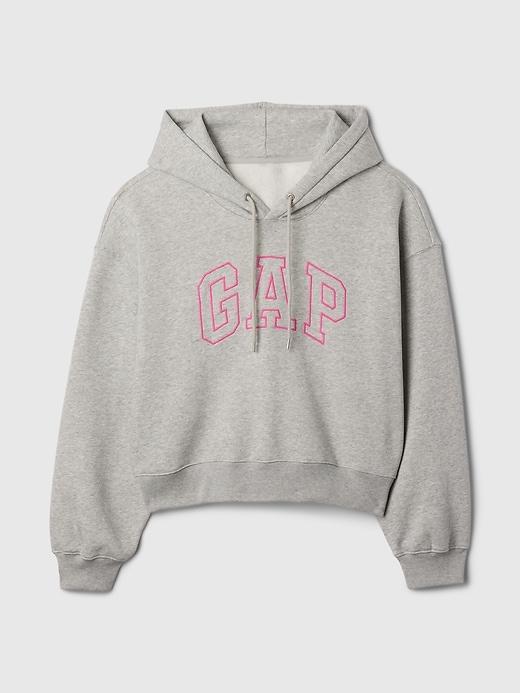 Vintage Soft Cropped Hoodie Product Image