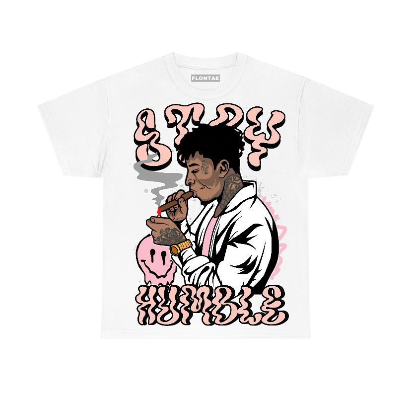 Legend Pink 11s Low Flontae T-Shirt Stay Humble Graphic Product Image