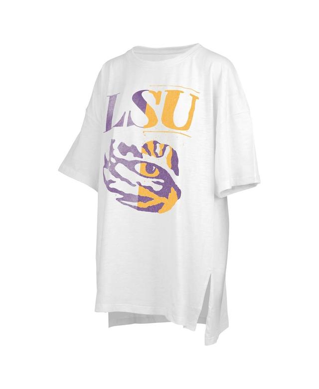 Womens Pressbox LSU Tigers Lickety-Split Oversized T-Shirt Product Image