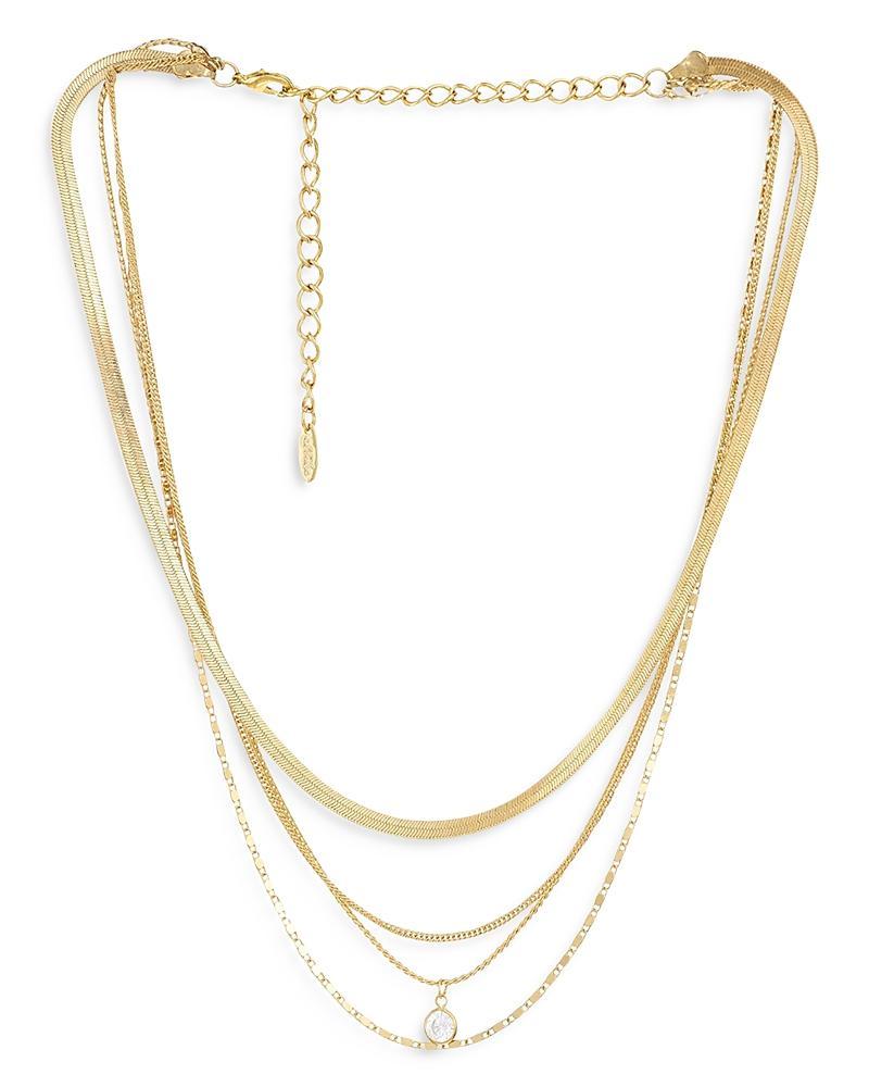 Ettika Layered Chain Pendant Necklace Product Image