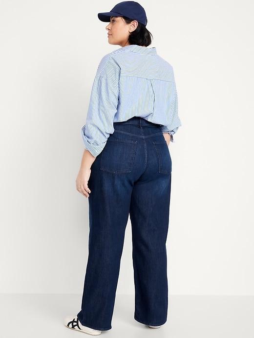 High-Waisted Wow Wide-Leg Jeans Product Image