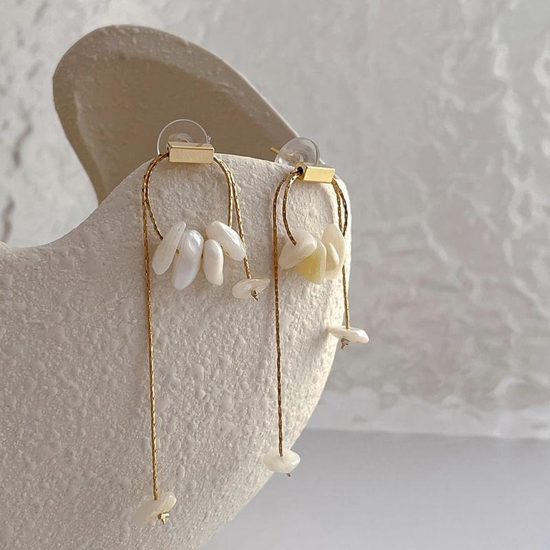 Plain Stone Dangle Earring Product Image