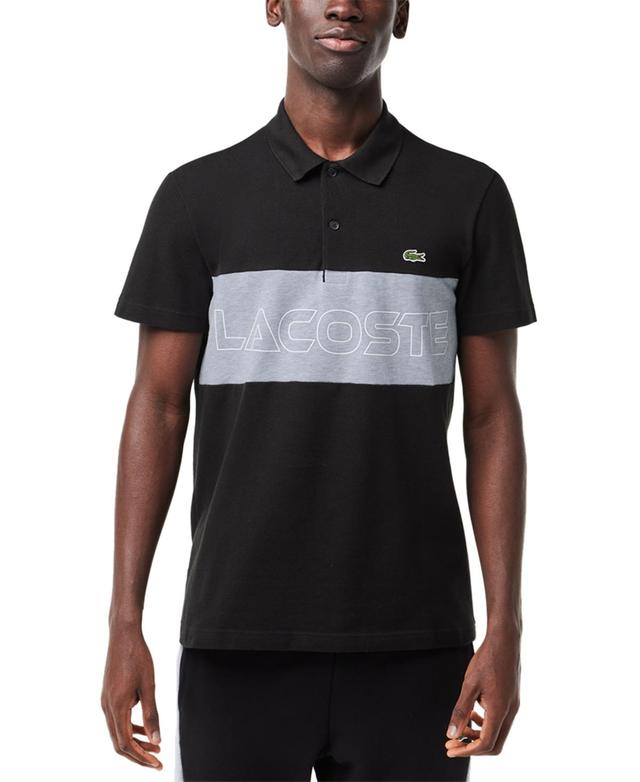 Lacoste Mens Colorblocked Short Sleeve Logo Polo Shirt Product Image