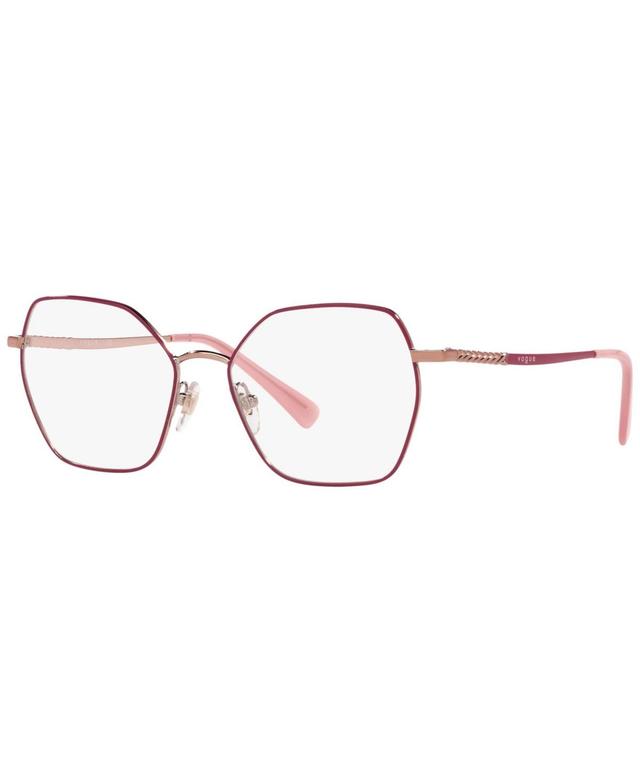 Vogue Eyewear Womens Irregular Eyeglasses, VO4196 - Pale Gold-Tone Product Image