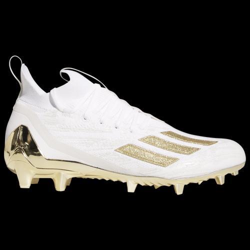 adidas Mens adiZero 12.0 Primeknit - Football Shoes White/Gold Metallic Product Image