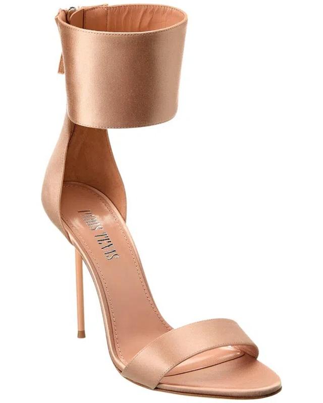 PARIS TEXAS Vanessa Satin Sandal In Pink Product Image