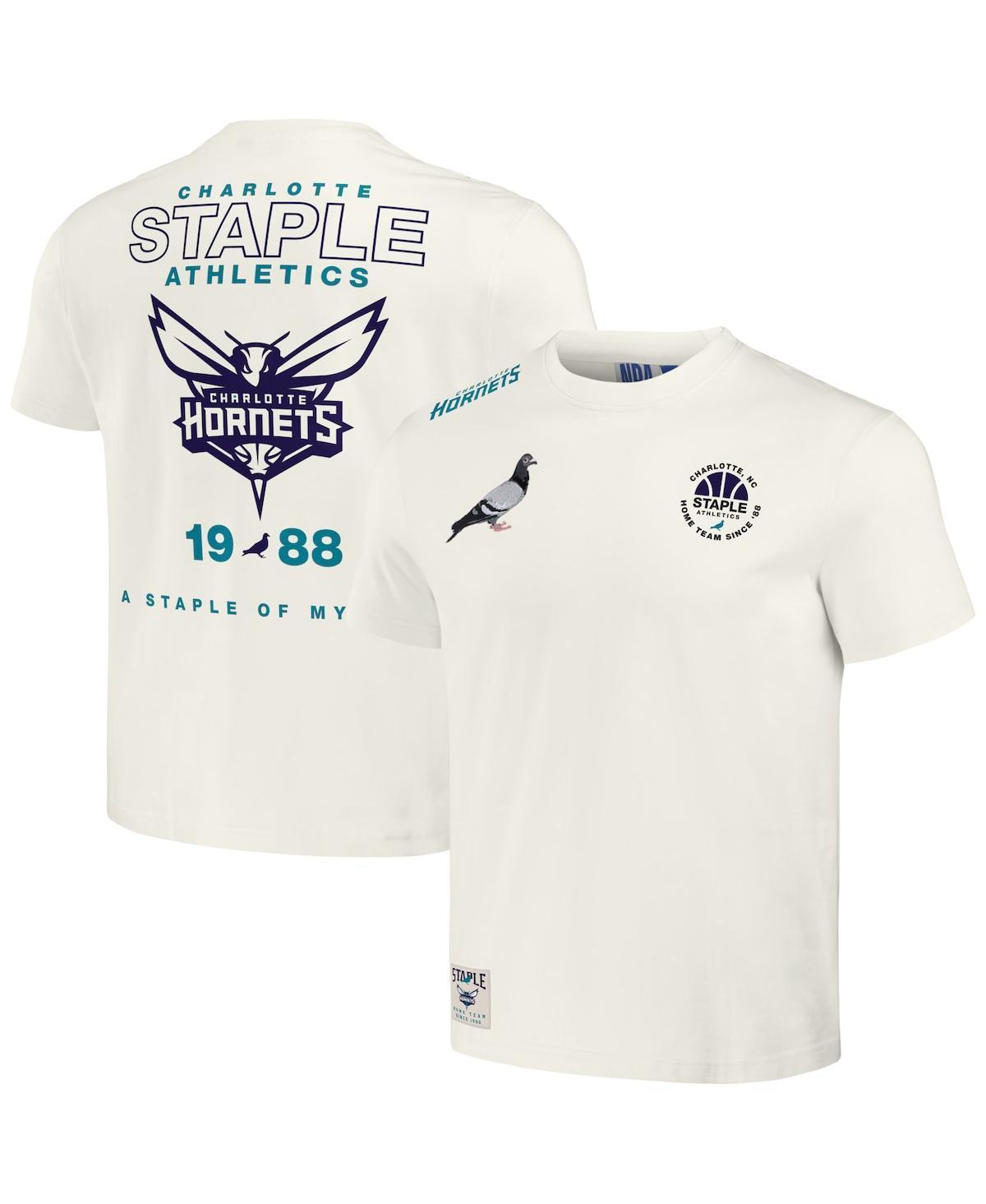 Mens NBA x Staple White Charlotte Hornets Home Team T-Shirt Product Image