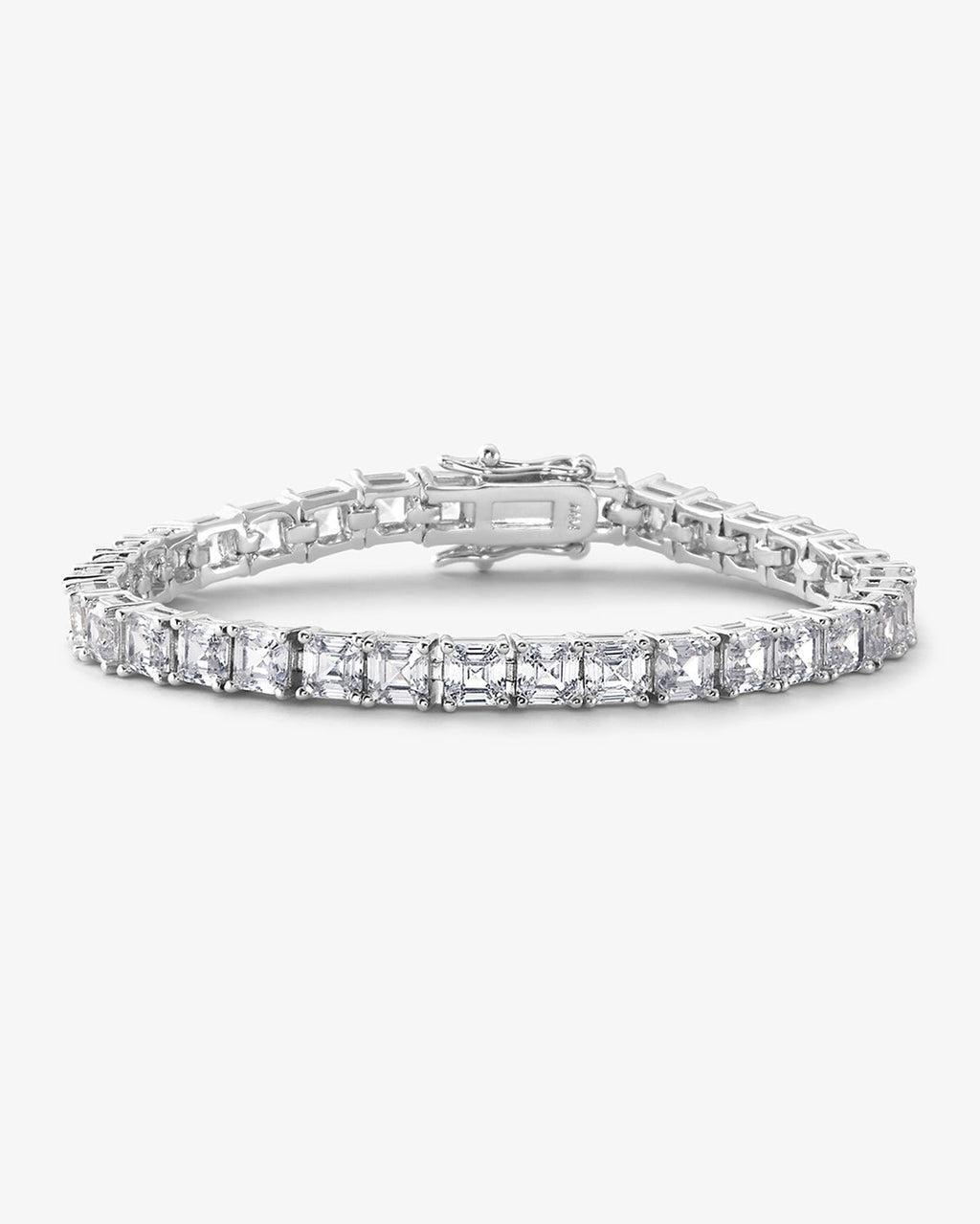 Lil Queen's Tennis Bracelet - Silver|White Diamondettes Product Image