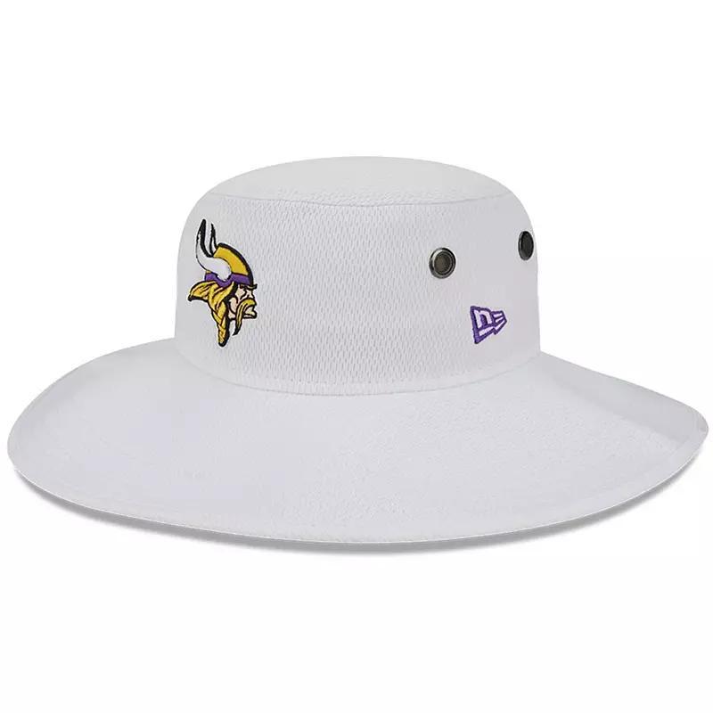 Mens New Era White Minnesota Vikings 2023 Nfl Training Camp Panama Bucket Hat Product Image