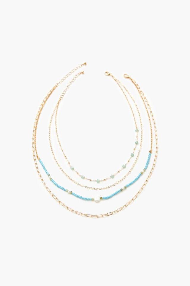 Layered Beaded Necklace Set | Forever 21 Product Image