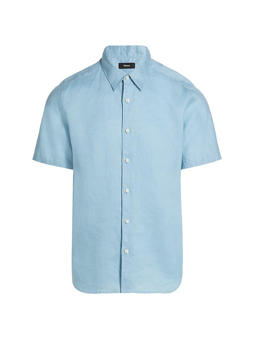 Mens Irving Linen Short-Sleeve Shirt Product Image