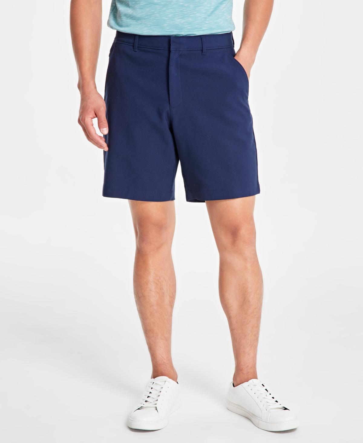 Alfani Mens Flat Front Four-Pocket 8 Tech Shorts, Created for Macys Product Image