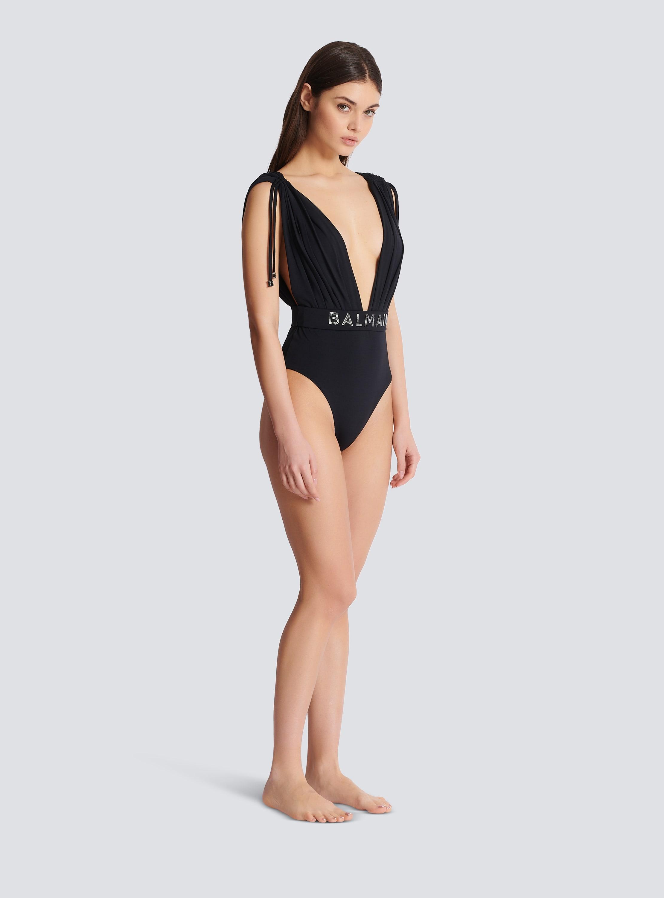 Draped swimsuit Product Image