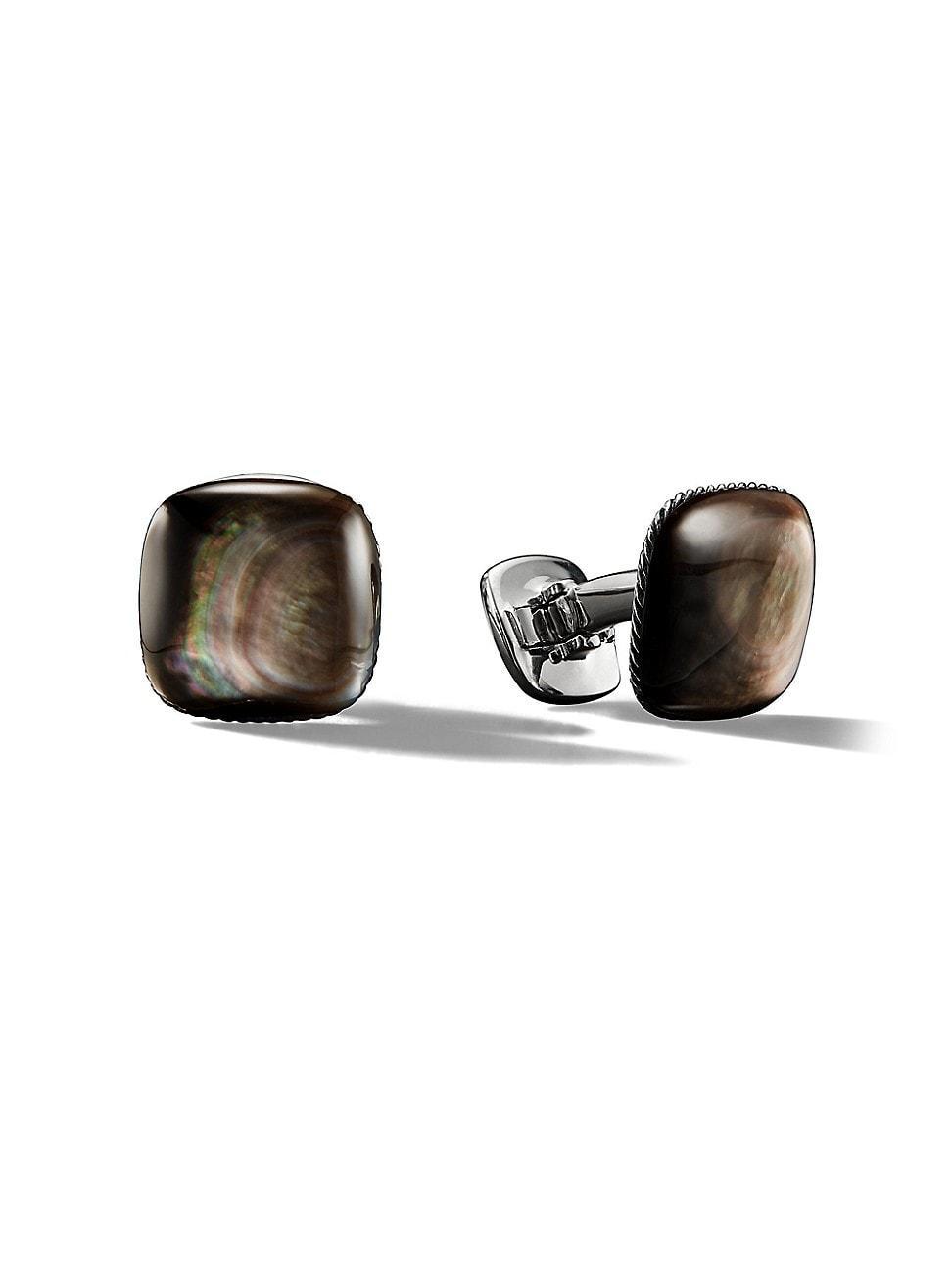 Mens Streamline Cushion Cufflinks Product Image