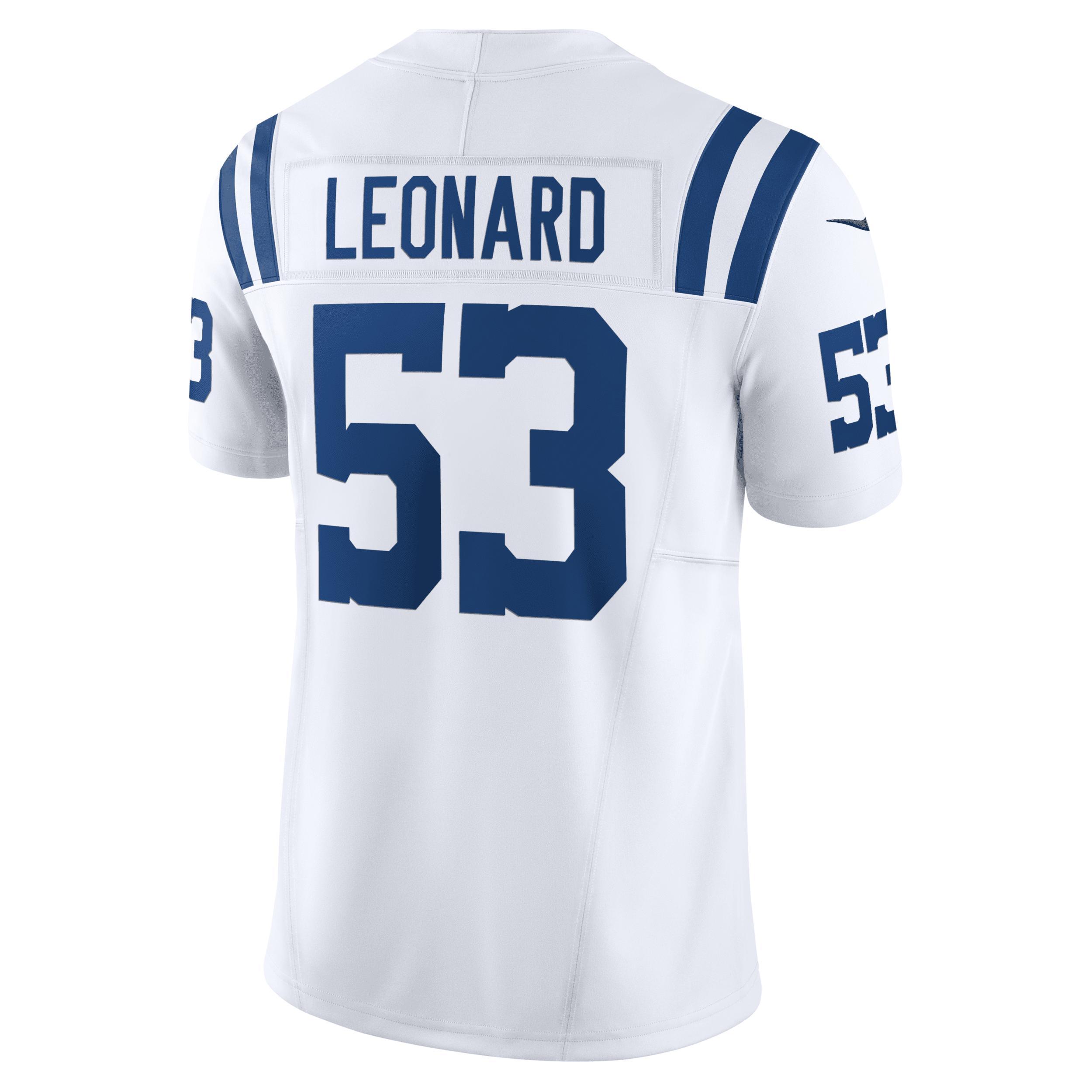 Mens Nike Shaquille Leonard Indianapolis Colts Vapor F.U.S.E. Limited Jersey Product Image