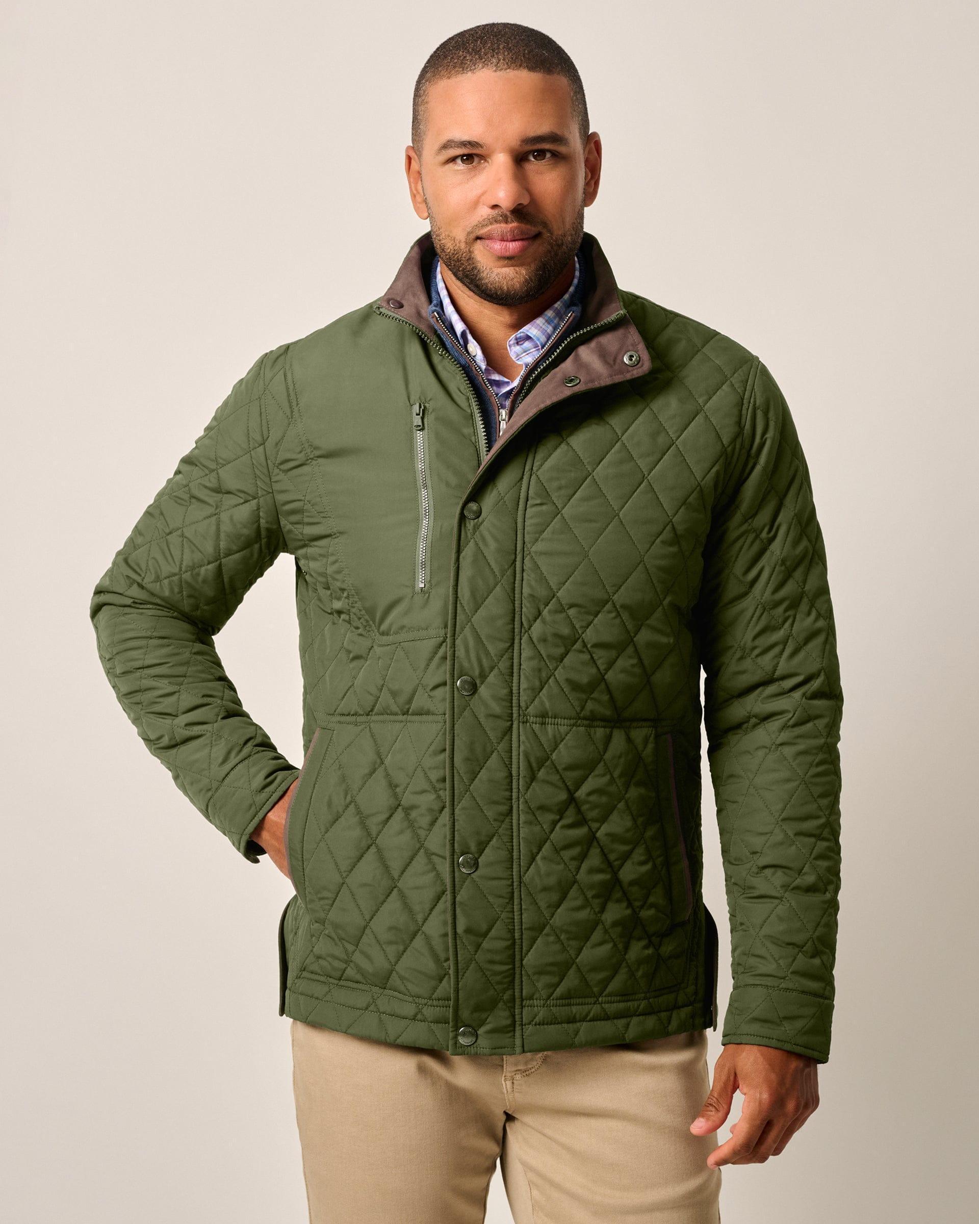 Juno Quilted Snap Jacket Male Product Image