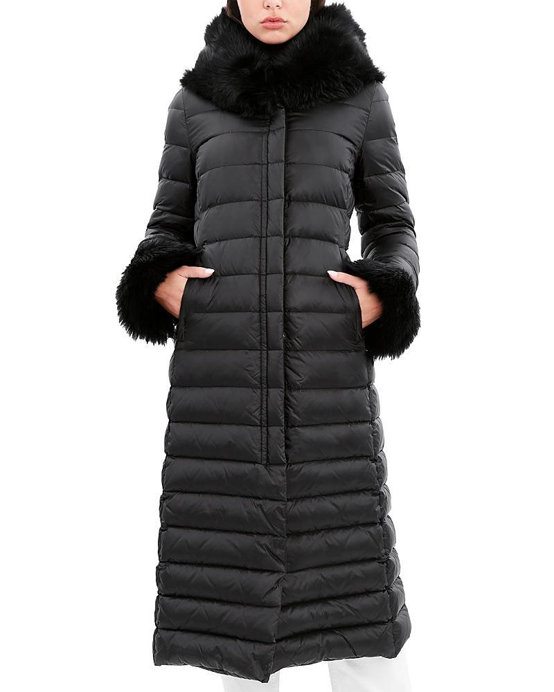 Dawn Levy Lexie Shearling Trim Puffer Coat Product Image