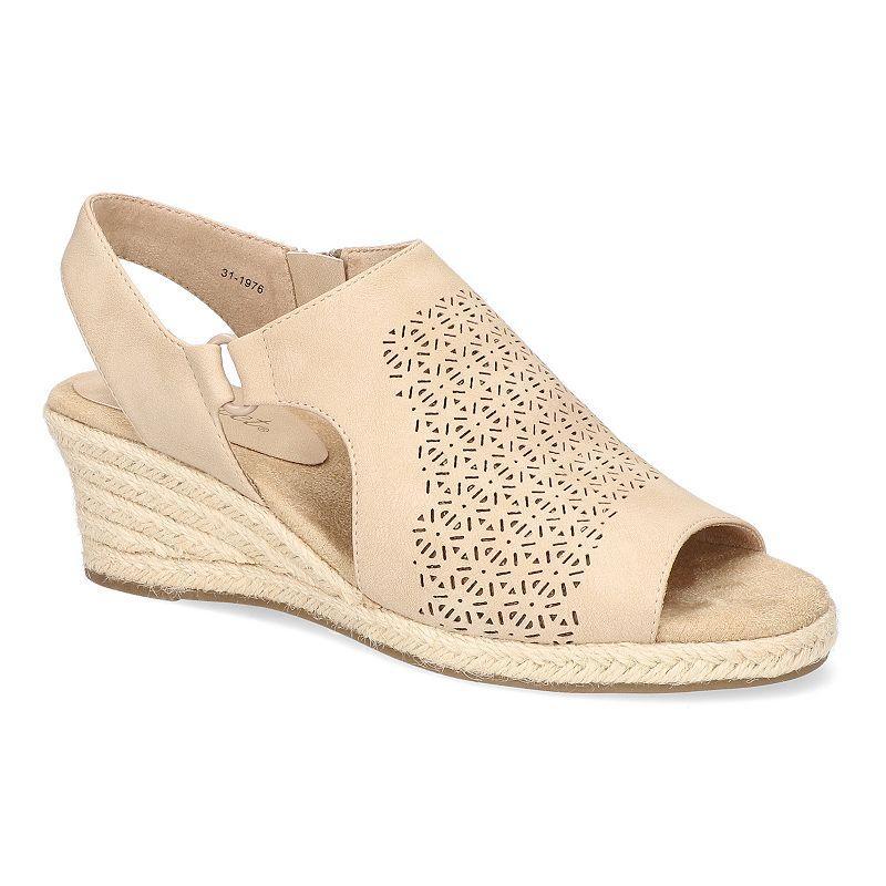 Easy Street Serena Womens Espadrille Wedge Sandals Product Image