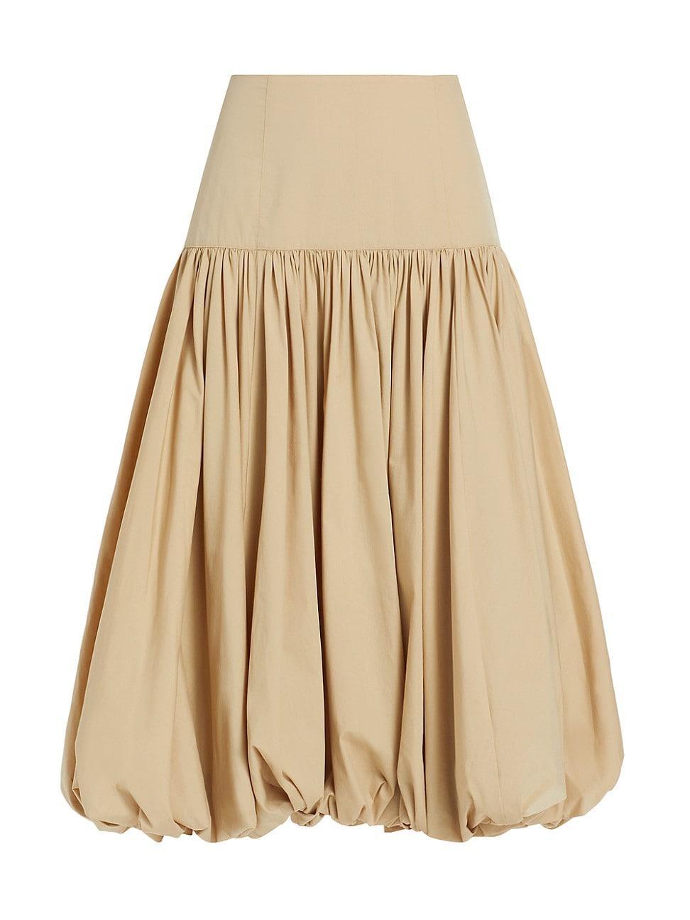 Womens Ellah Cotton Poplin Bubble Skirt Product Image