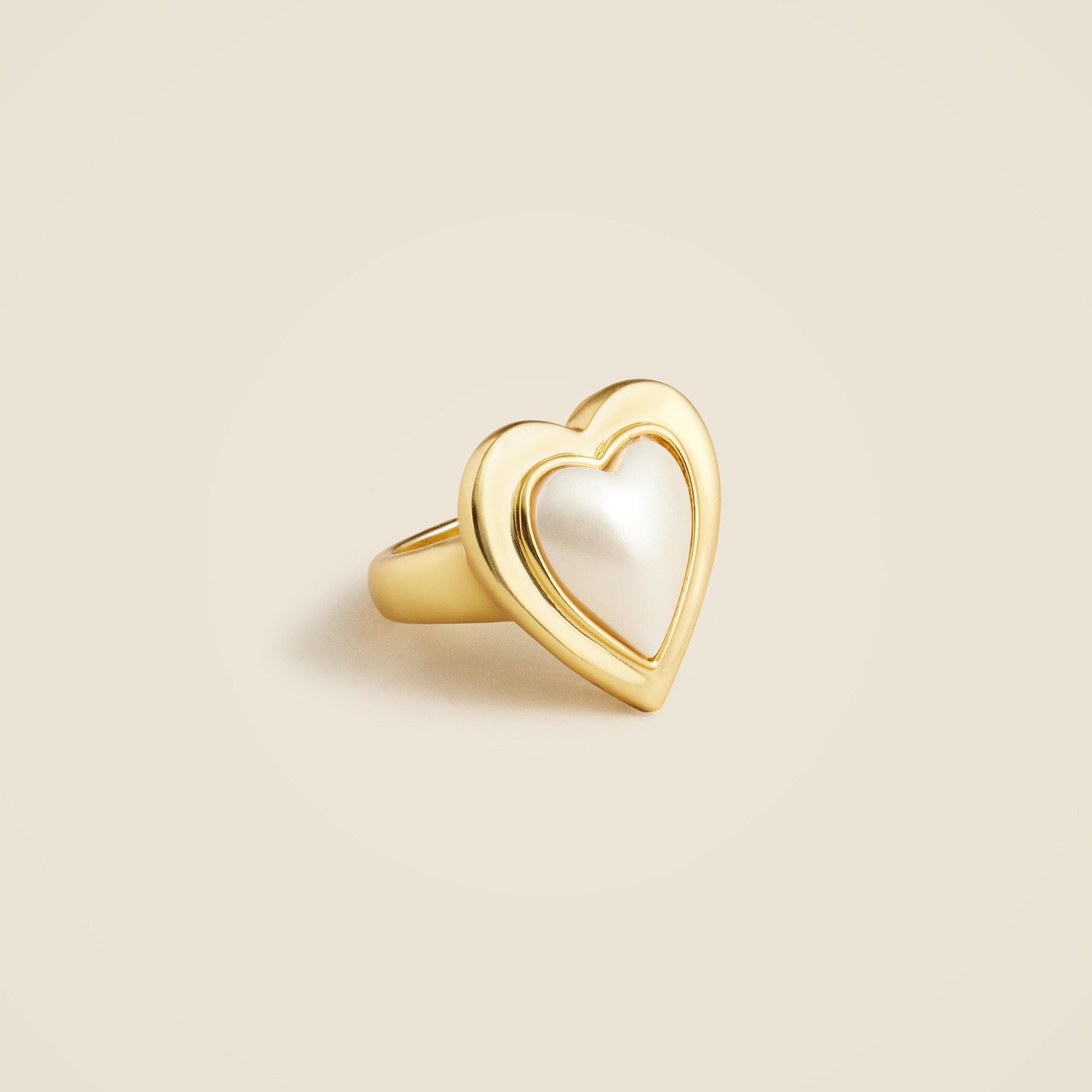 Pearl heart cocktail ring Product Image