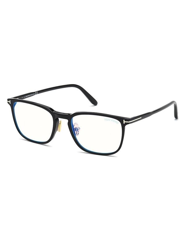 Mens Blue-Light Filter 55MM Square Sunglasses Product Image