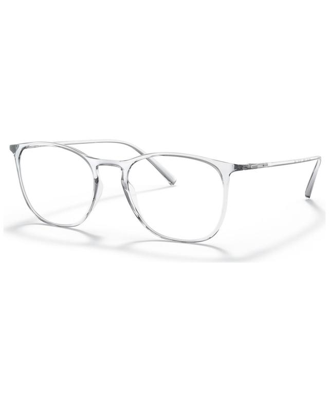 Giorgio Armani Mens Eyeglasses, AR7202 53 - Transparent Gray Product Image