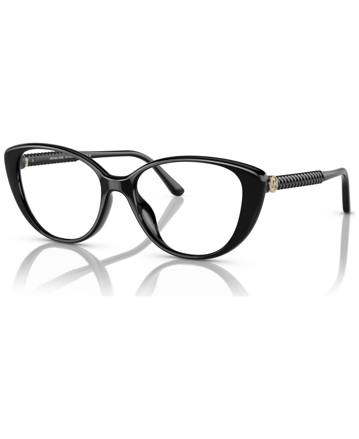 Michael Kors Womens Cat Eye Eyeglasses, MK4102U 53 - Black Product Image