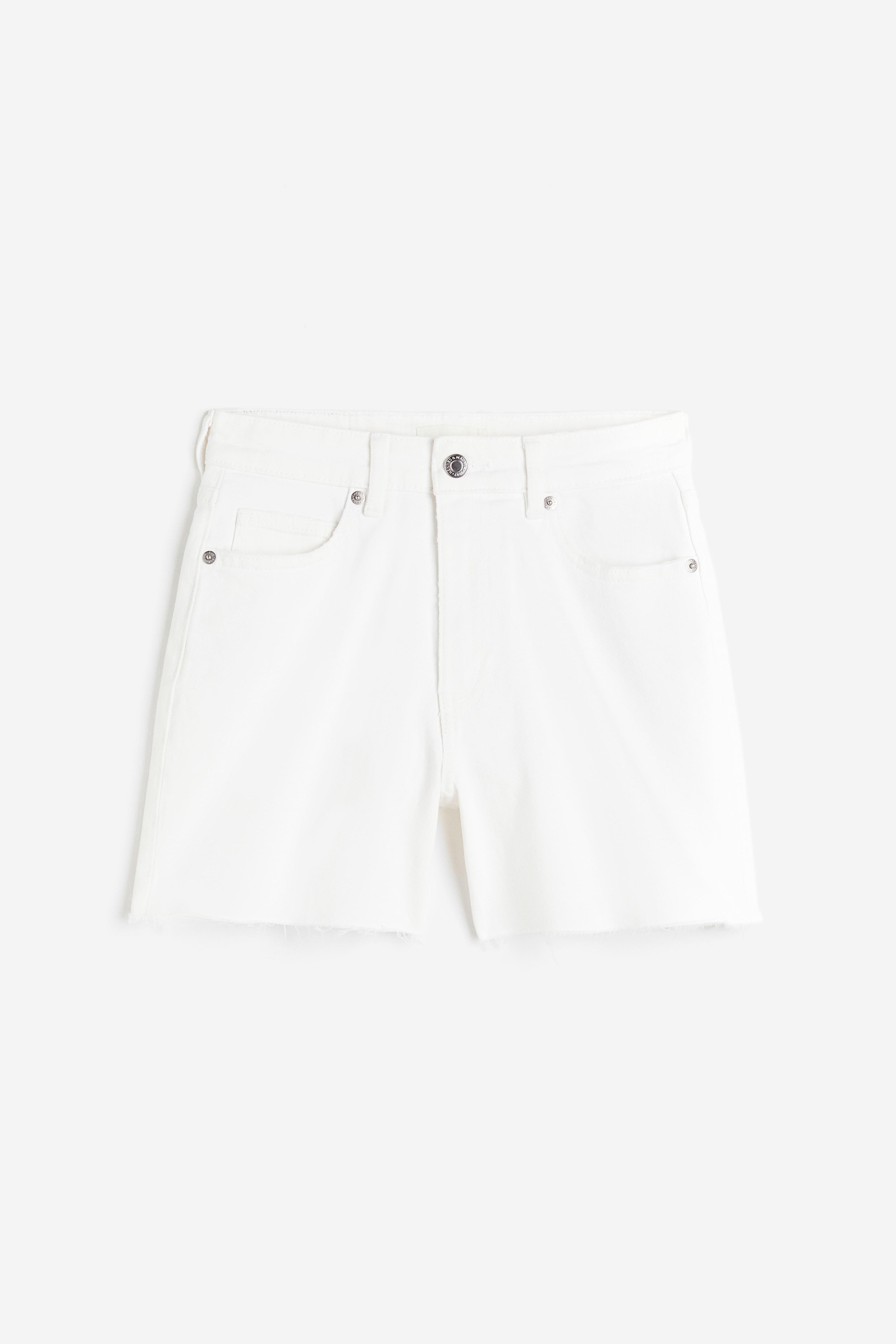 High Denim Shorts Product Image