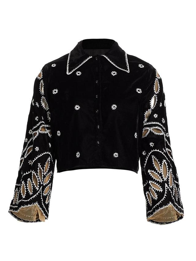 Womens Esperanza Velvet Jacket Product Image