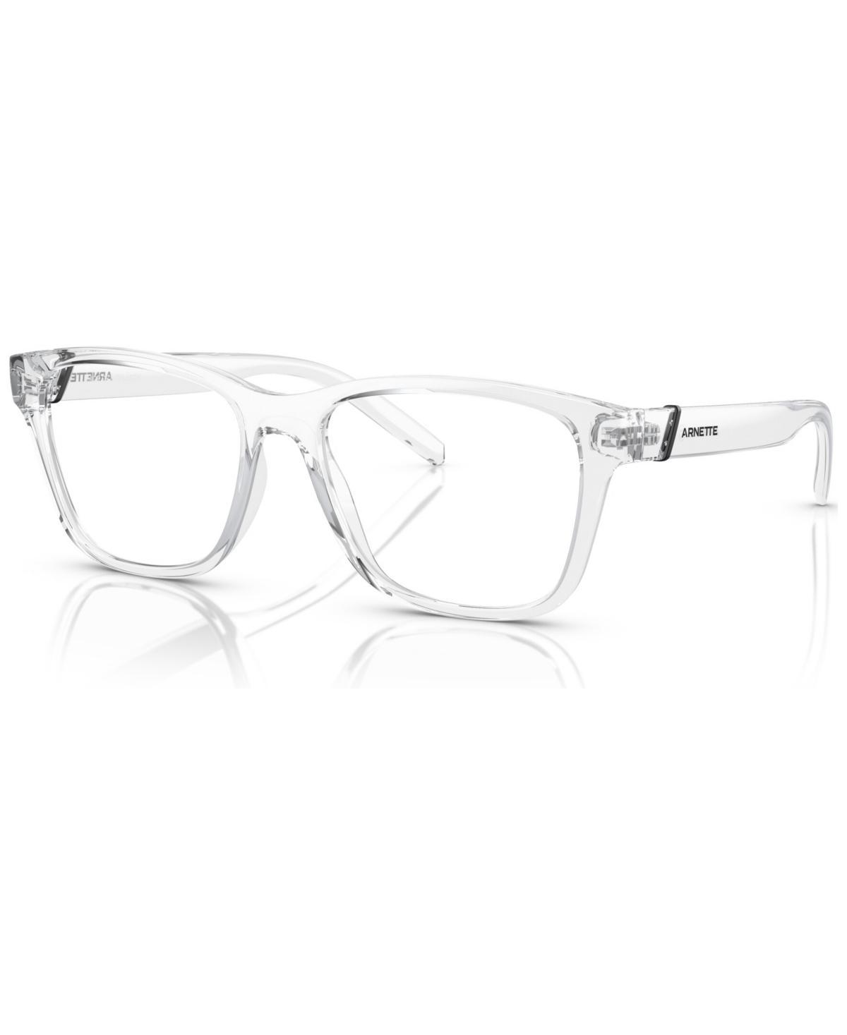 Arnette Mens Square Eyeglasses, AN7229 53 - Transparent Alpin Green Product Image