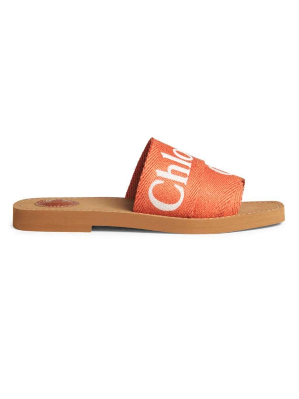 Woody Flat Sandal In Pink Product Image