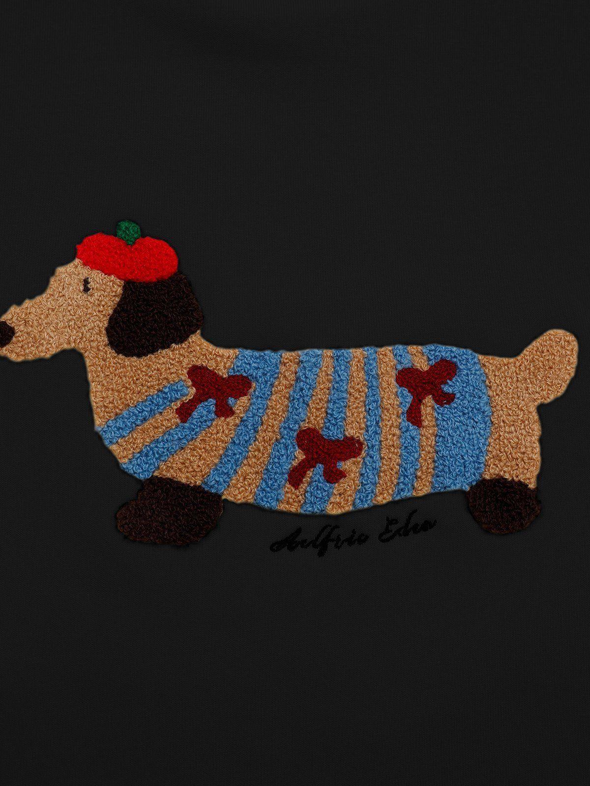 Aelfric Eden Cartoon Dachshund Hoodie Product Image