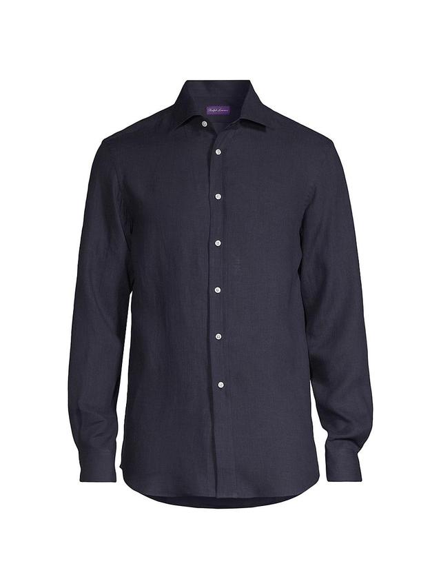 Mens Serengeti Linen Button-Front Shirt Product Image