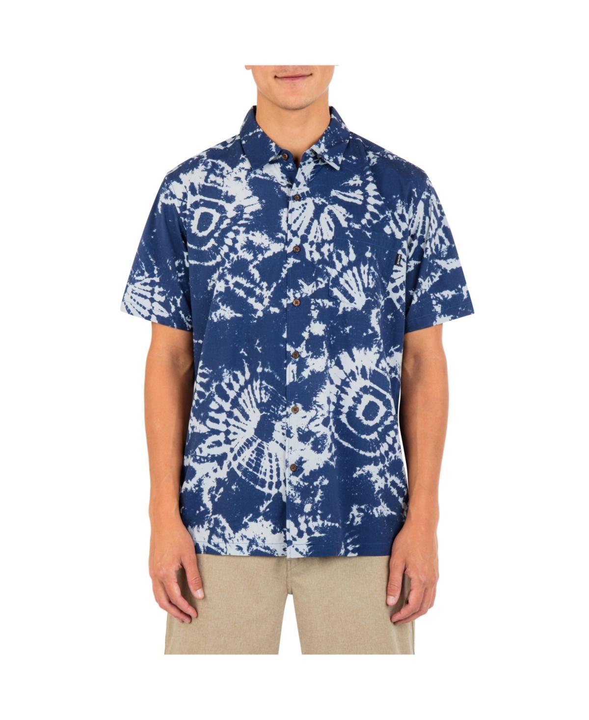 Hurley Mens Rincon Print Short Sleeve Button-Up Shirt Product Image