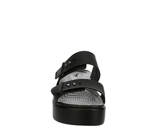 Crocs Womens Brooklyn Buckle Low Wedge Sandal Product Image