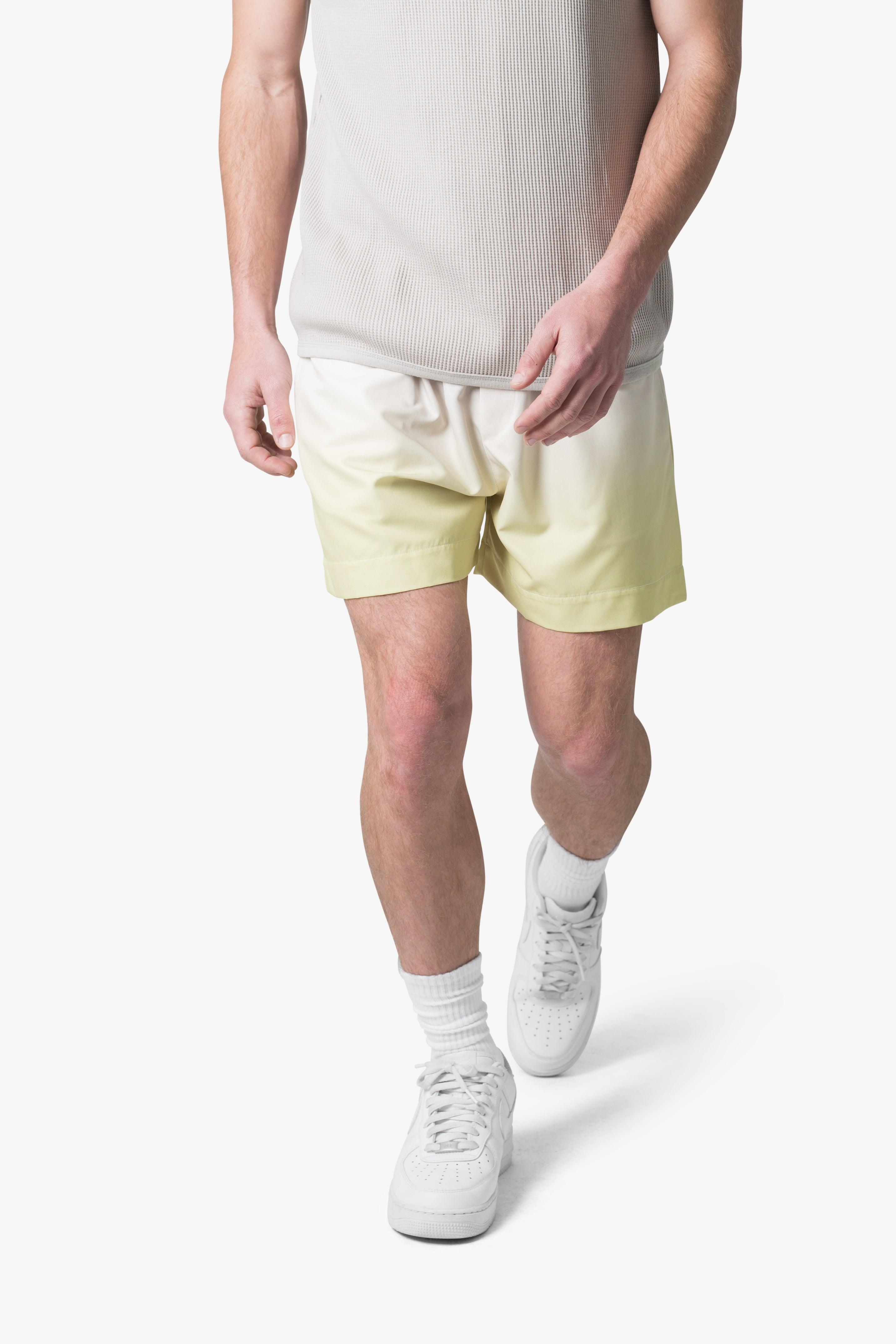 Ombre Summer Shorts - Light Yellow Product Image