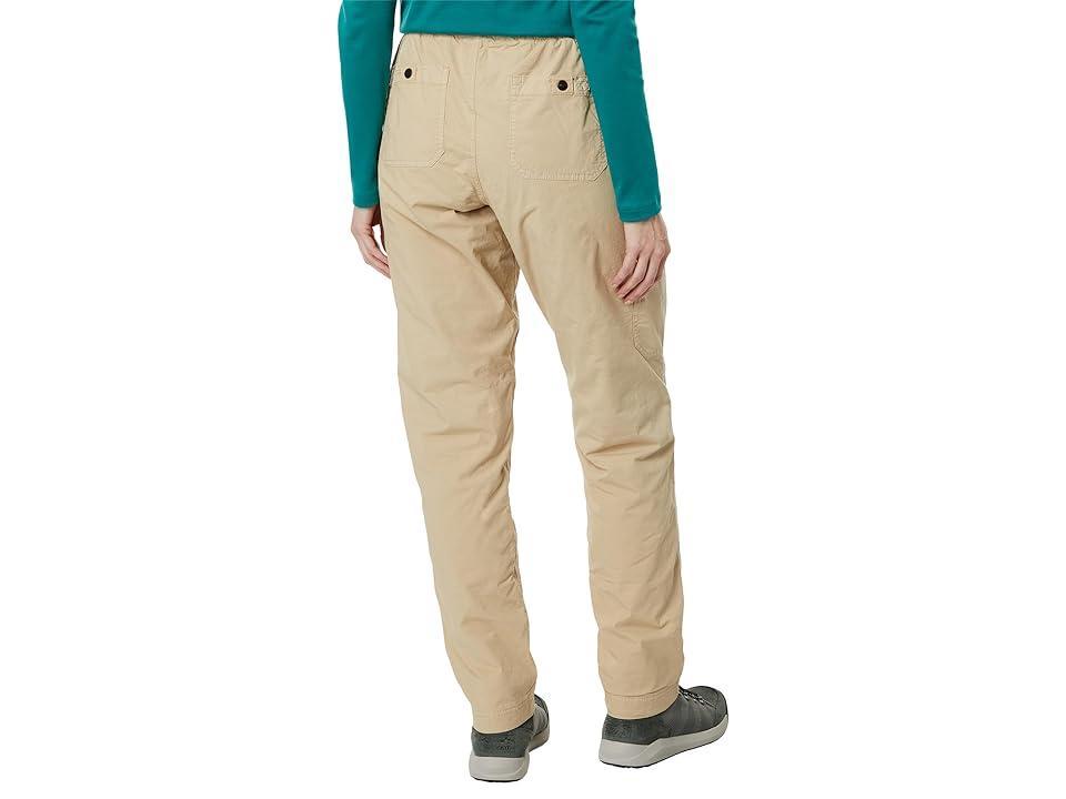 L.L.Bean Ripstop Pull-On Fleece Lined Pants (Sandbar) Women's Casual Pants Product Image