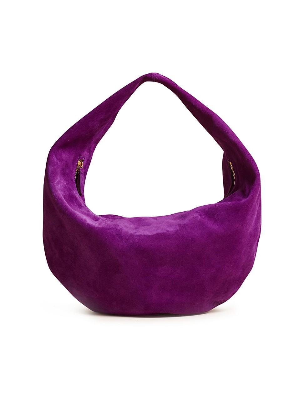 Womens Medium Olivia Suede Hobo Bag Product Image