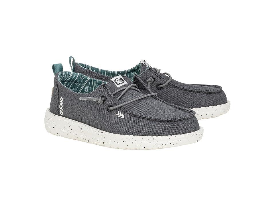 Hey Dude Kids Wendy Chambray (Little Kid/Big Kid) Women's Flat Shoes Product Image