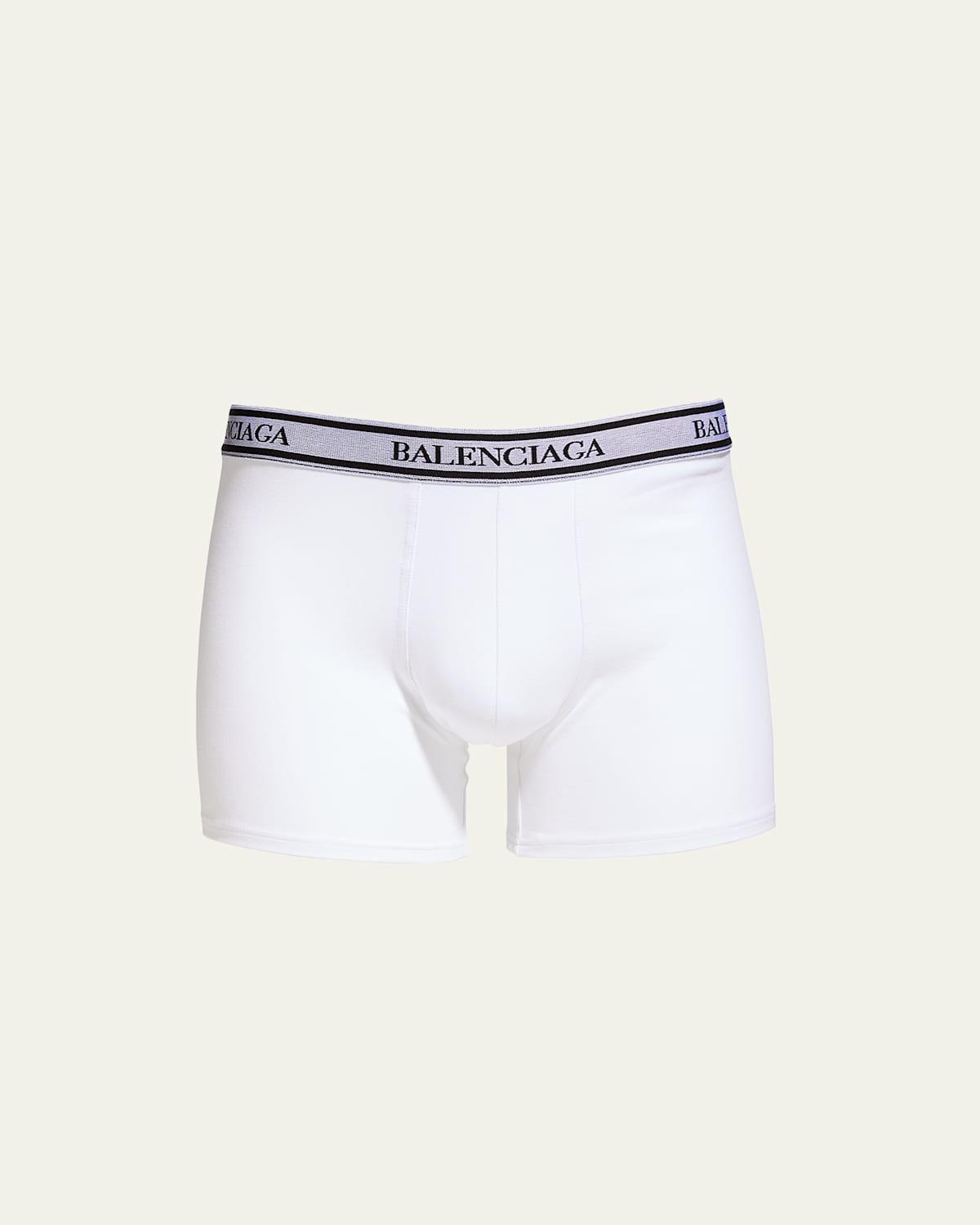 Mens Cotton-Stretch Logo Boxer Brief Product Image