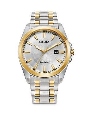 Citizen Eco-Drive Mens Corso Two-Tone Stainless Steel Bracelet Watch - BM7536-53X Pink Product Image