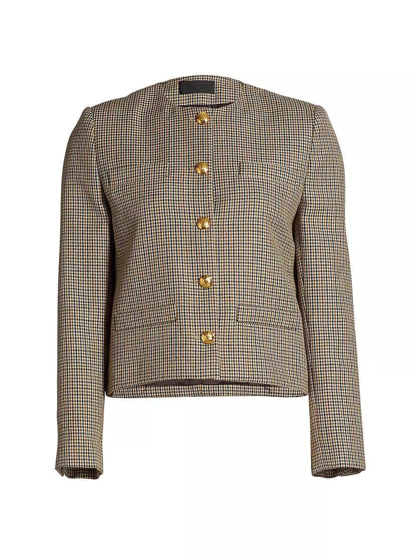 Sloane Check Wool Jacket Product Image