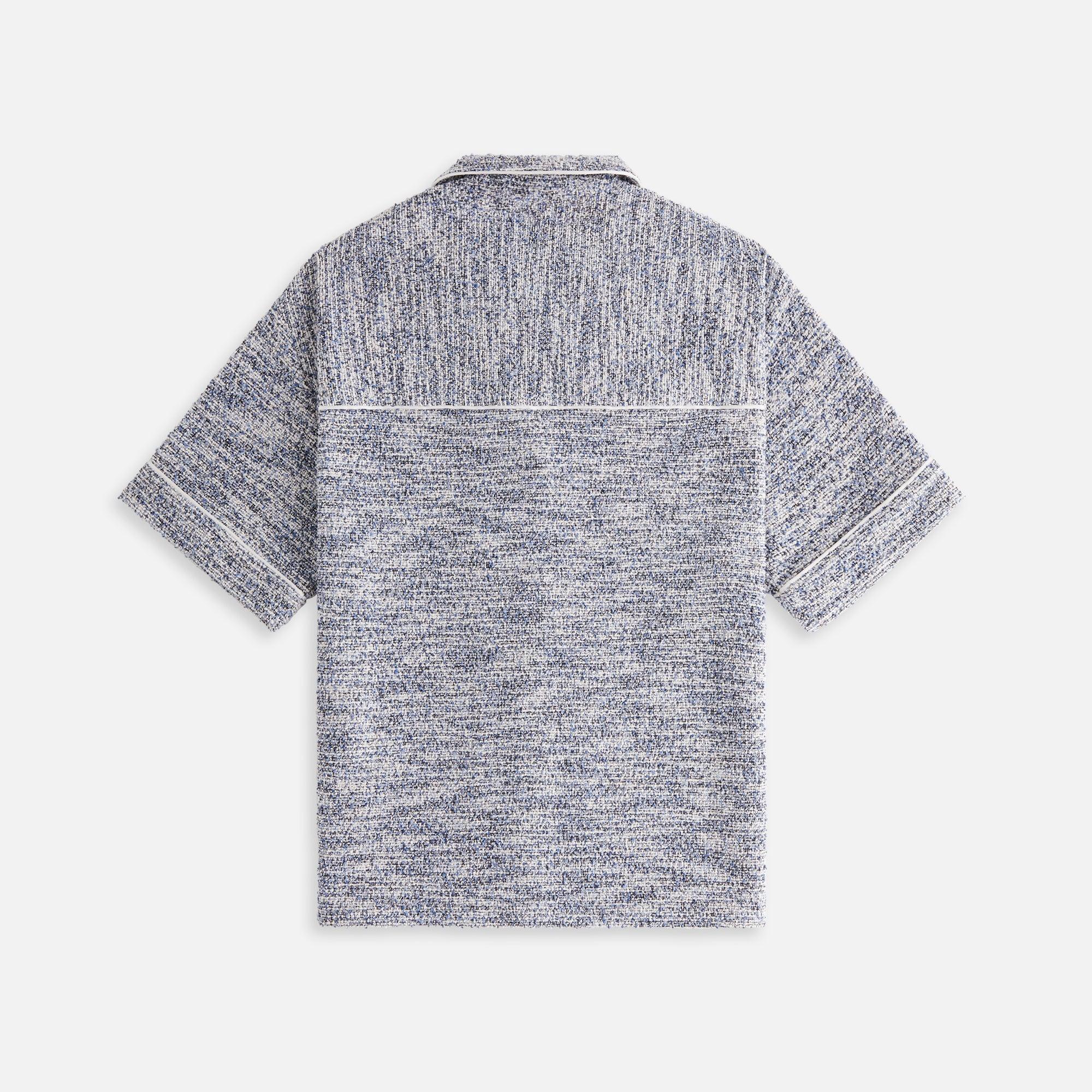 Kith Women Nera Tweed Camp Shirt - Kyanite Female Product Image