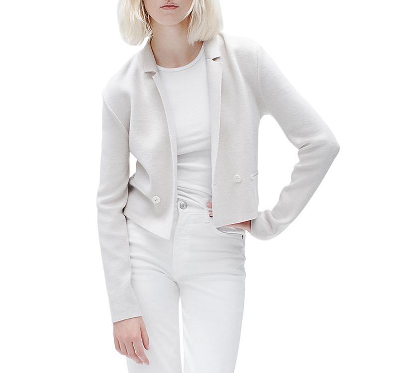 rag & bone Joy Double Breasted Cropped Knit Blazer Product Image