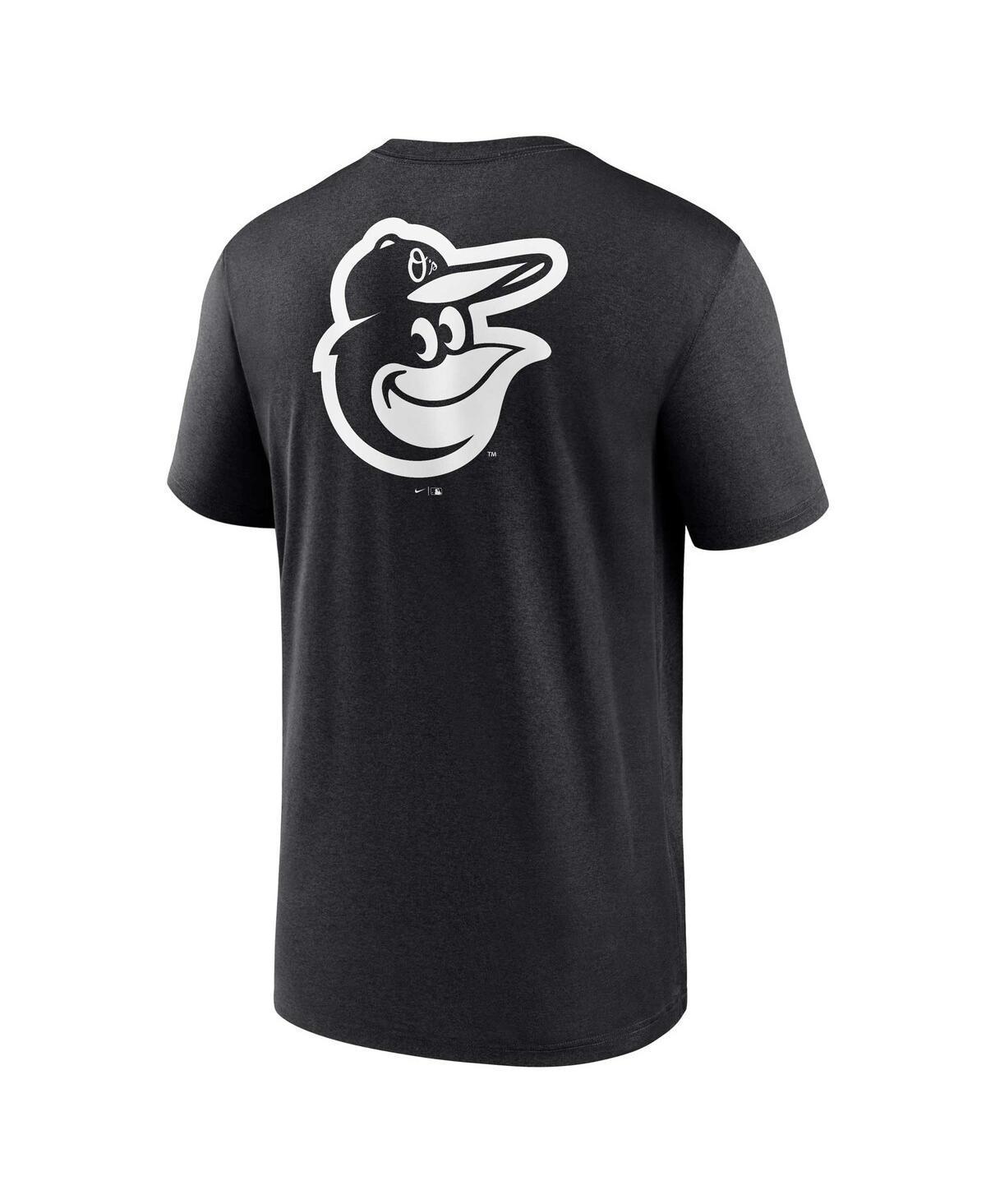 NIKE Men's  Black Baltimore Orioles Fashion Over Shoulder Logo Legend T-shirt Product Image