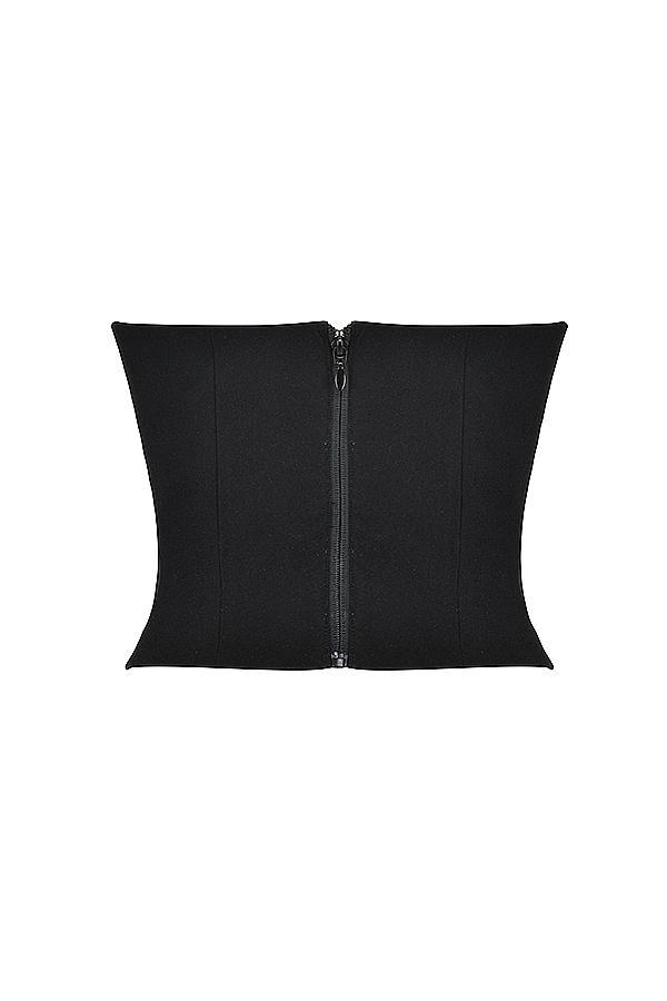 Lydia Black Plunge Corset - SALE Product Image