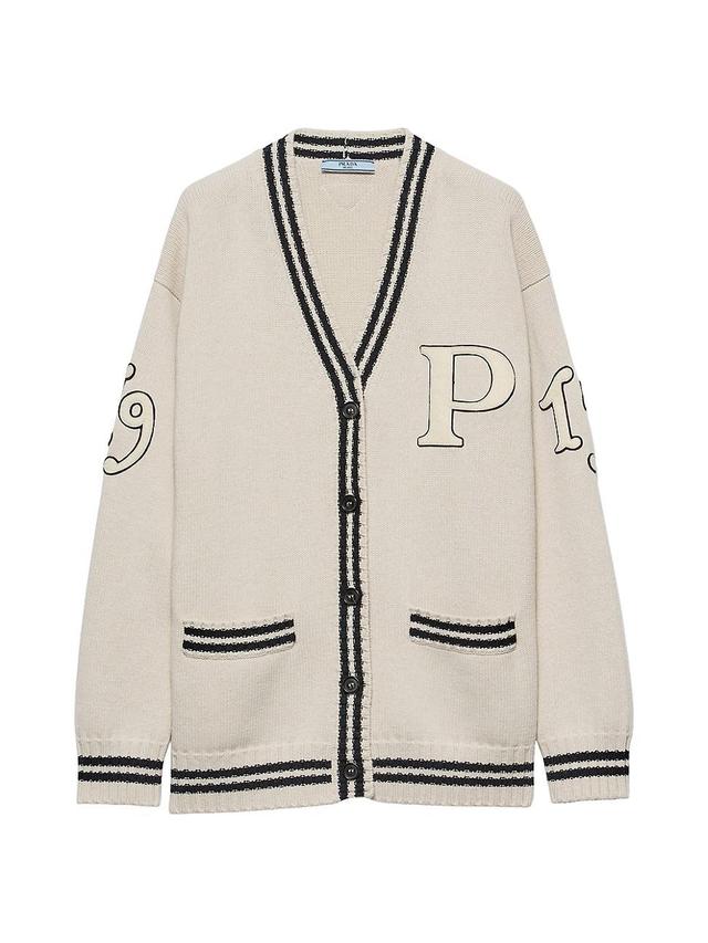 Womens Wool and Cashmere Cardigan Product Image